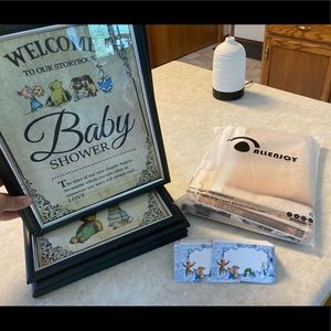 Storybook baby shower items
